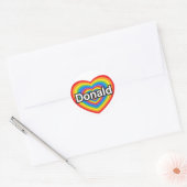 Donald Trump Ronde Sticker (Envelop)