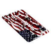 Donald Trump rood, wit en blauw patriottisch magne Magneet (Rechterzijde)