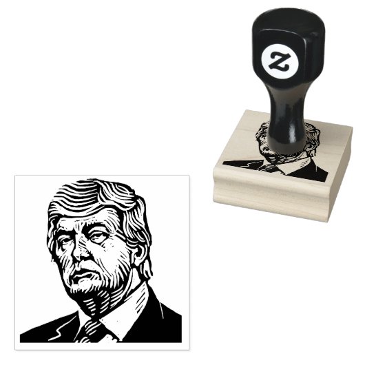 Donald Trump Rubber Stamp Rubberstempel (Gestempeld)