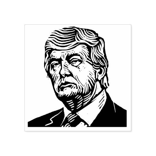 Donald Trump Rubber Stamp Rubberstempel (Afrduk)