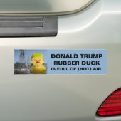 Donald Trump Rubber Yellow Duck Bumpersticker (Op auto)