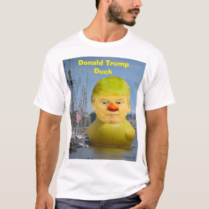 Donald Trump Rubber Yellow Duck Mannen T-shirt