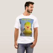 Donald Trump Rubber Yellow Duck Mannen T-shirt (Voorkant volledig)