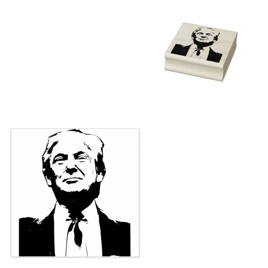 Donald Trump Rubberstempel (Gestempeld)
