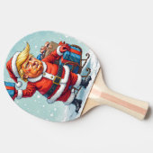 Donald Trump Santa Claus Tafeltennisbatje (Zijkant)