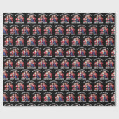 Donald Trump Santa Claus | Trump Santa Gift Cadeaupapier (Vlak)