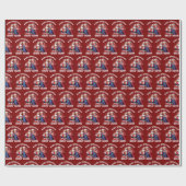 Donald Trump Santa Claus | Trump Santa Gift Red Cadeaupapier (Vlak)