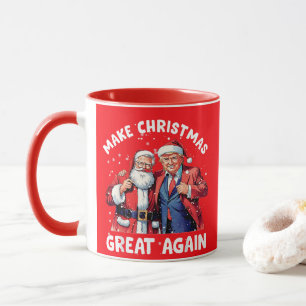 Donald Trump Santa Claus Trump Santa Gift Red Mok