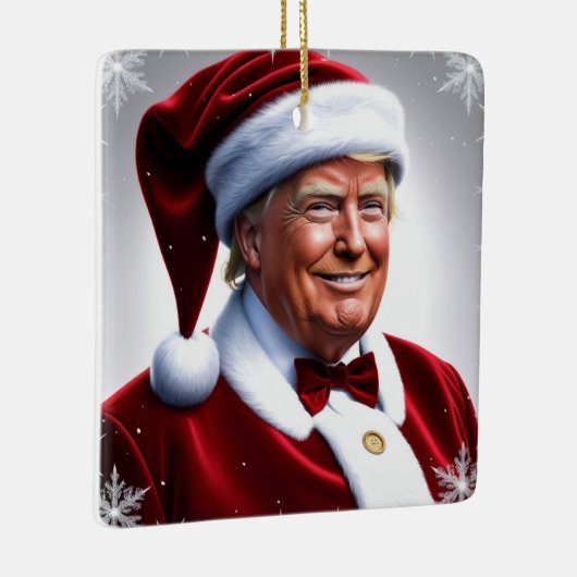 Donald Trump Santa Clause Keramisch Ornament (Rechts)