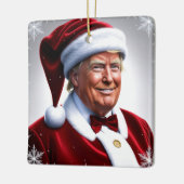 Donald Trump Santa Clause Keramisch Ornament (Links)