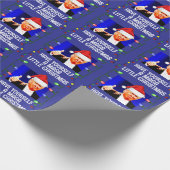 DONALD TRUMP SANTA HAT KERSTMAGA CADEAUPAPIER (Hoek)