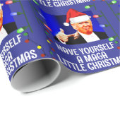 DONALD TRUMP SANTA HAT KERSTMAGA CADEAUPAPIER (Rol Hoek)
