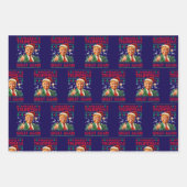 Donald Trump Santa hat Make Christmas Great Again Inpakpapier Vel (Voorkant 3)