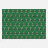 Donald Trump Santa | Ik zal thuis zijn voor Kerstm Inpakpapier Vel (Voorkant 3)