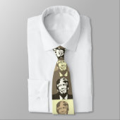 DONALD TRUMP SEPIA Stropdas (Gebonden)