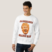 Donald Trump Shirt | Gevaarlijk Oranje Man (Voorkant volledig)