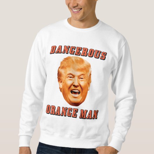 Donald Trump Shirt | Gevaarlijk Oranje Man (Voorkant)
