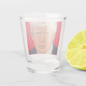 DONALD TRUMP SHOT GLASS GLASSEN SHOT GLAS (Achterkant)