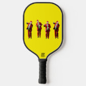 Donald Trump Shuffle Kerstmis Pickleball Paddle (Achterkant)