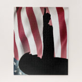 Donald Trump Silhouette Legpuzzel (Verticaal)