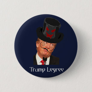 Donald Trump Simon Legree Ronde Button 5,7 Cm