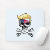 Donald Trump Skull en Crossbones Muismat (Met muis)