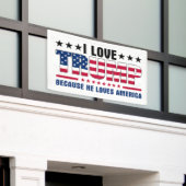 Donald Trump Spandoek (Buitenkant Gebouw)