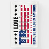 Donald Trump Spandoek (Verticaal)