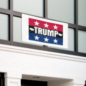 Donald Trump Spandoek (Buitenkant Gebouw)