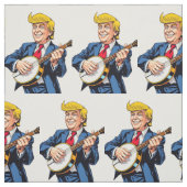 Donald Trump speelt banjo Stof (Swatch)