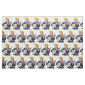 Donald Trump speelt banjo Stof (Fat Quarter)