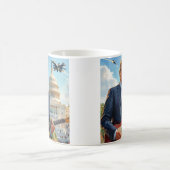 Donald Trump speelt gitaar in het Capitool Koffiemok (Center)