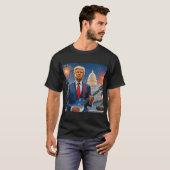 Donald Trump speelt gitaar in het Capitool T-shirt (Voorkant volledig)