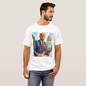 Donald Trump speelt gitaar in het Capitool T-shirt (Voorkant volledig)