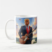 Donald Trump speelt gitaar in Washington DC Koffiemok (Links)