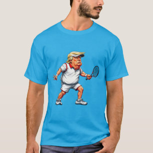 Donald Trump speelt tennis T-shirt