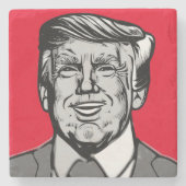 DONALD TRUMP STENEN ONDERZETTER (Voorkant)