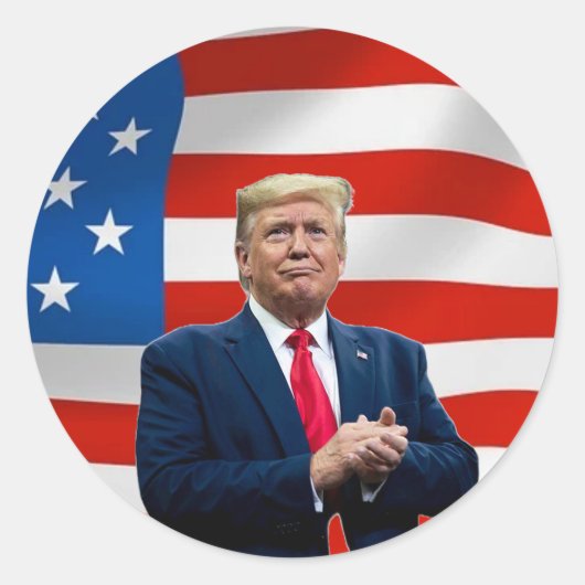 Donald Trump Sticker Verkiezing 2024 (Voorkant)