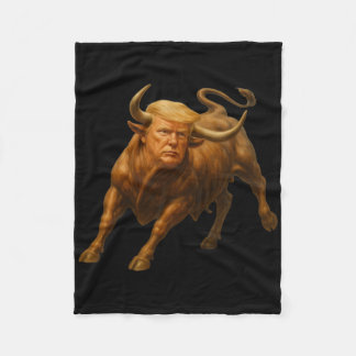 Donald Trump Stier T-shirt - Wild Met President Tr Fleece Deken