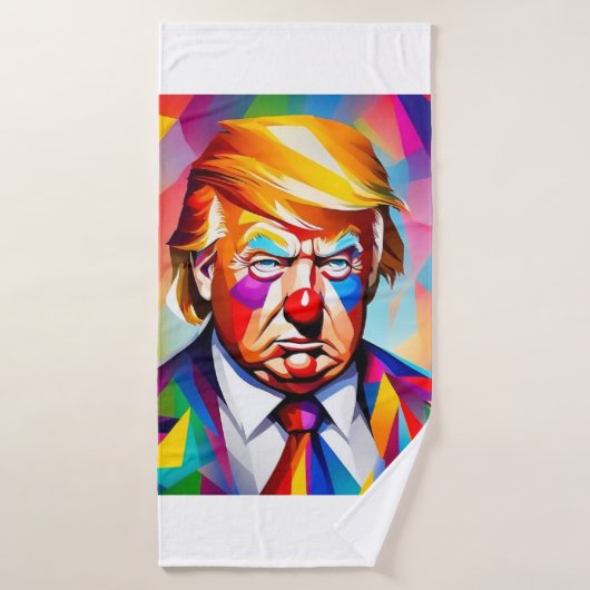Donald Trump-strandservice Badhanddoek (Badhanddoek)