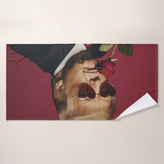 Donald Trump-strandservice Badhanddoek (Badhanddoek)
