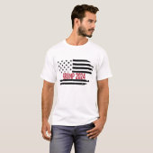 Donald Trump Supporter Grunge vlag T-shirt (Voorkant volledig)