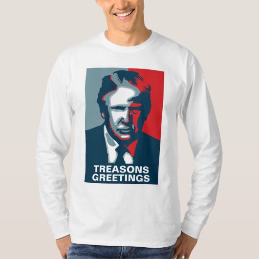 Donald Trump Sweatshirt met lelijke kerst (Voorkant)