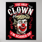 Donald Trump T Shirt Funny Clown Verzet Mannen Vro Poster (Voorkant)