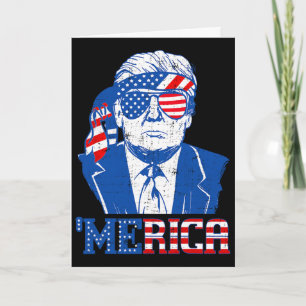 Donald Trump T-shirt Merica Trump Zonnebril Us Vla Kaart