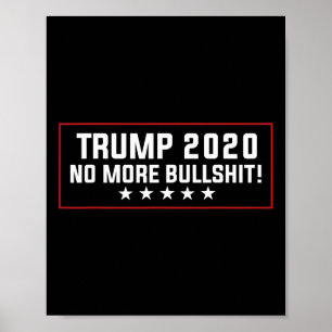 Donald Trump T-shirts - Trump Geen Gezeik Meer Poster