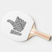 Donald Trump Tafeltennisbatje (Zijkant)