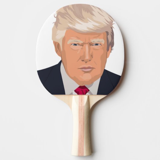 DONALD TRUMP TAFELTENNISBATJE (Voorkant)