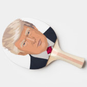 DONALD TRUMP TAFELTENNISBATJE (Zijkant)