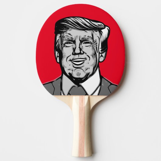 DONALD TRUMP TAFELTENNISBATJE (Voorkant)